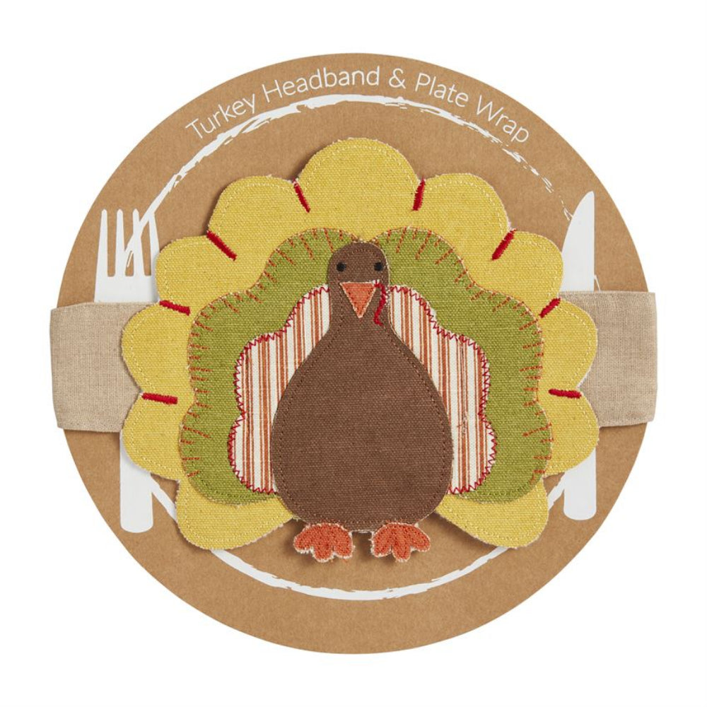 Mud Pie Turkey Headbands & Plate Wrap