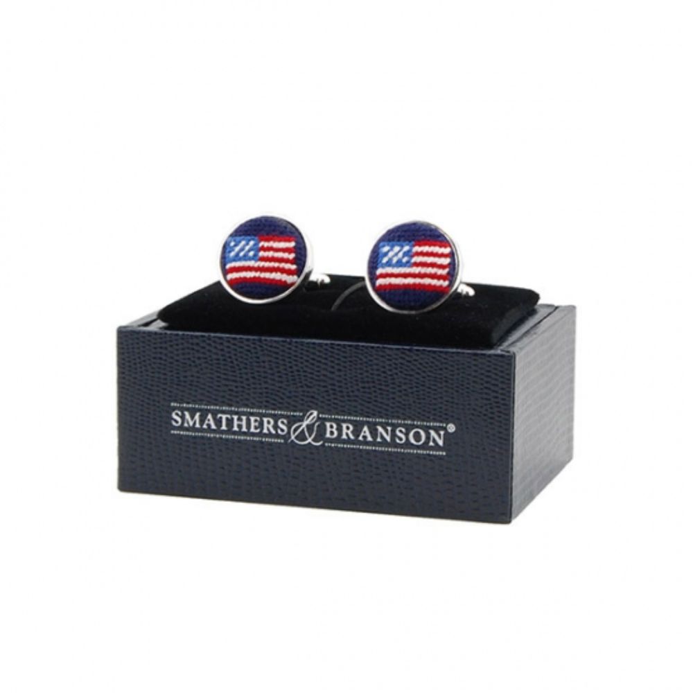 Smathers & Branson American Flag Cuff Links