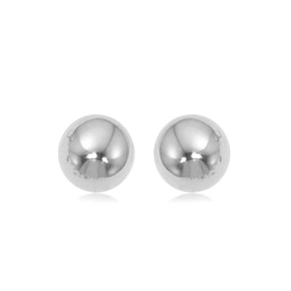 14K 8mm Ball Stud Earrings