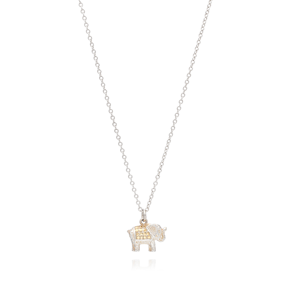 Anna Beck Small Elephant Charm Necklace