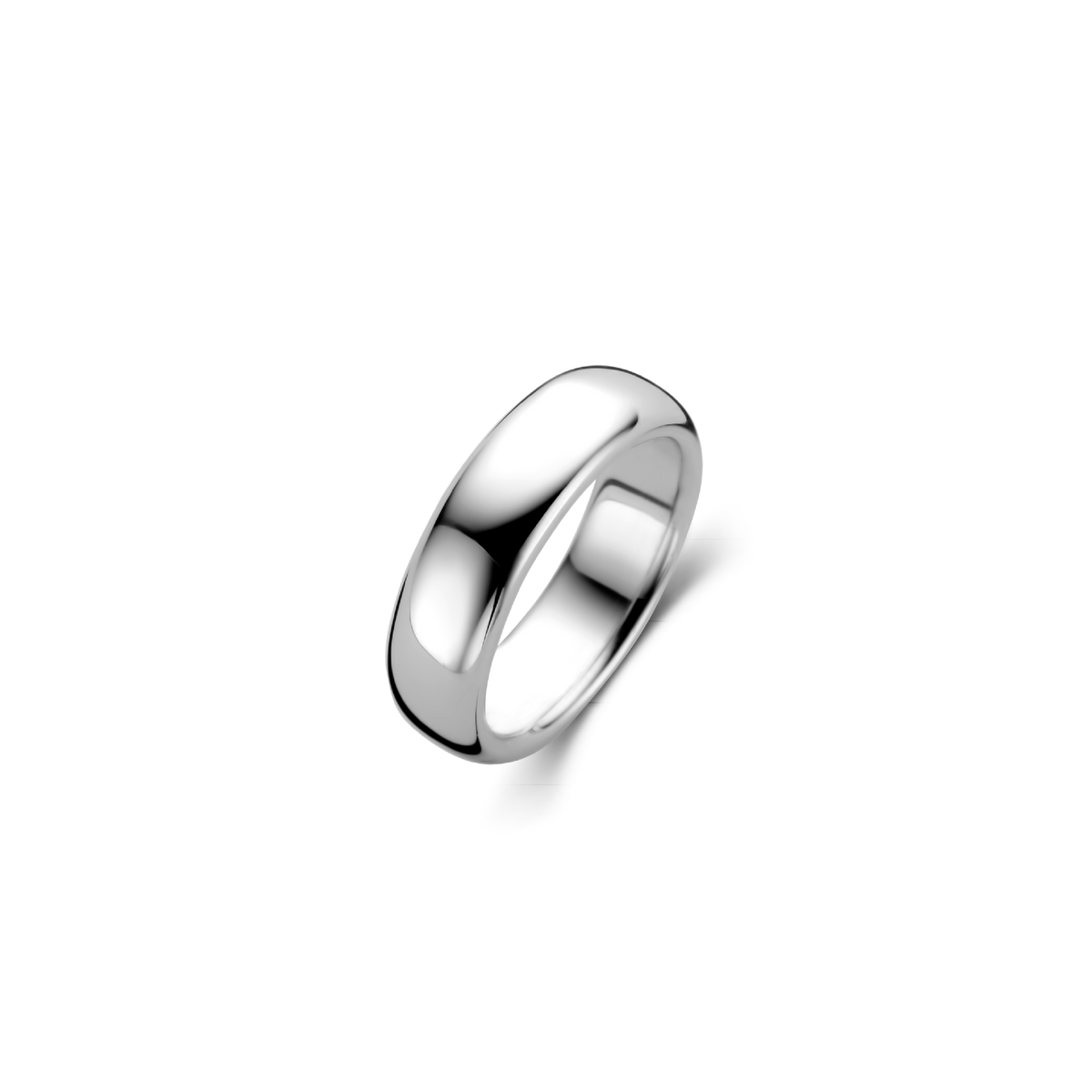 Ti Sento Sterling Silver Wide Polished Band