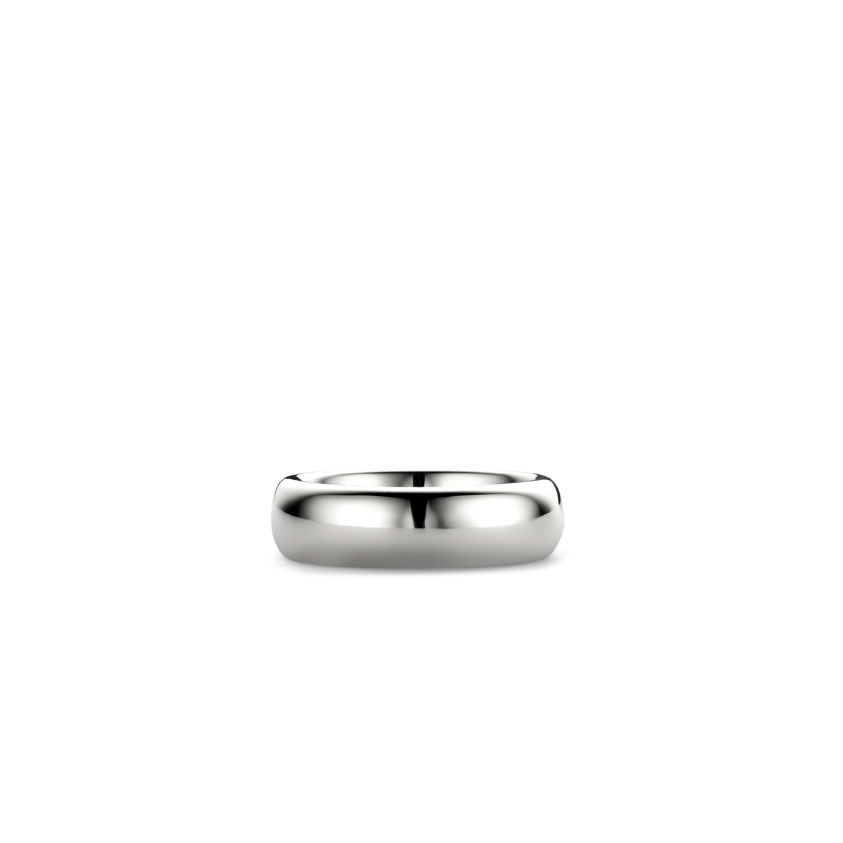 Ti Sento Sterling Silver Wide Polished Band
