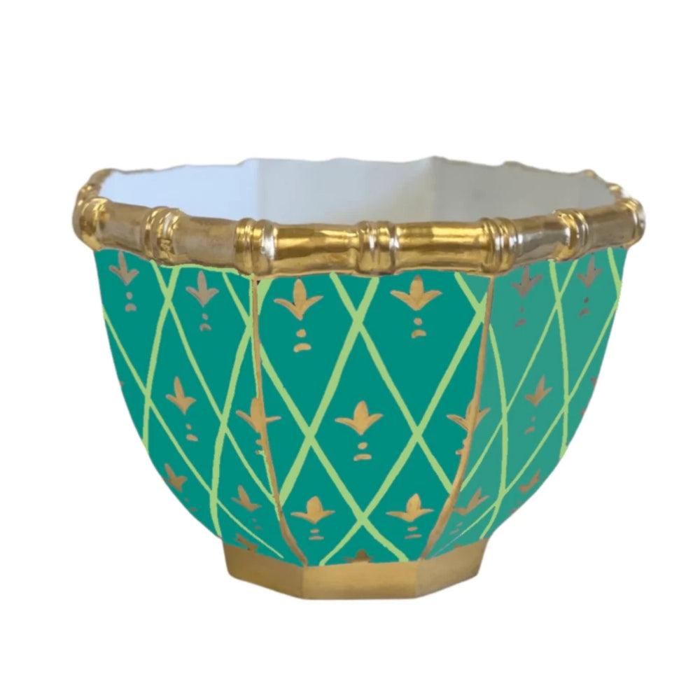 Dana Gibson Small Newport Bamboo Bowl