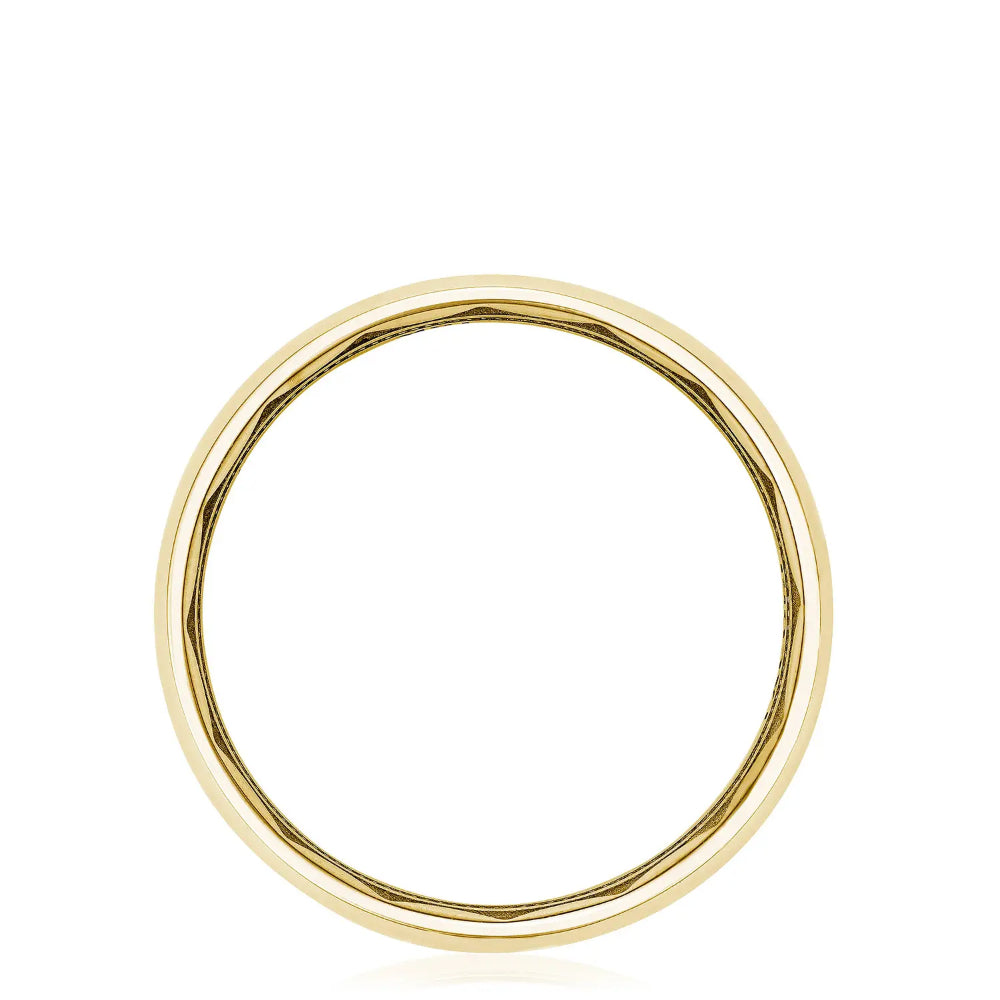 Tacori  18k Classic High Polish Rounded Men's Wedding Band
