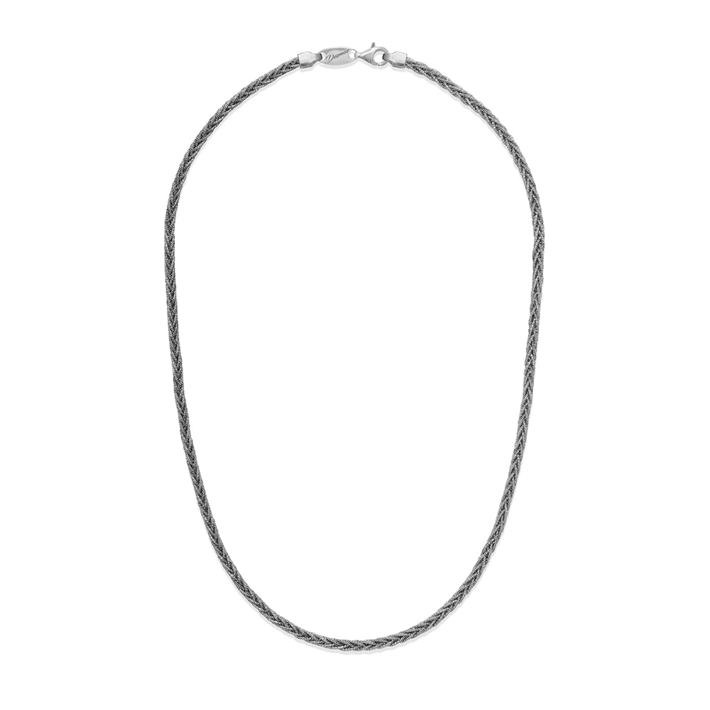 Desmos "Interlace" Interlocking Strands Necklace 20"