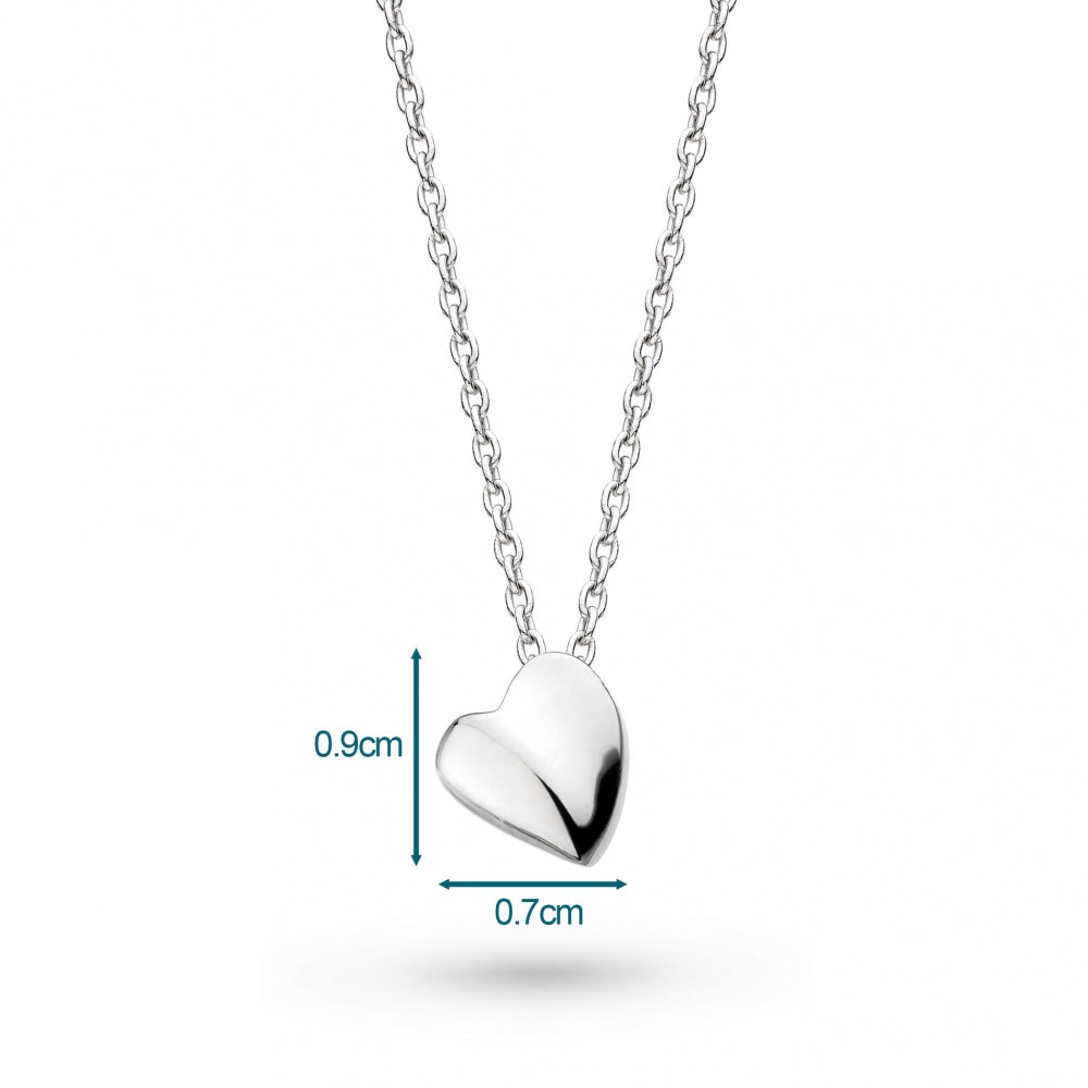 Kit Heath Silver Miniatures Sweet Heart Necklace 18"