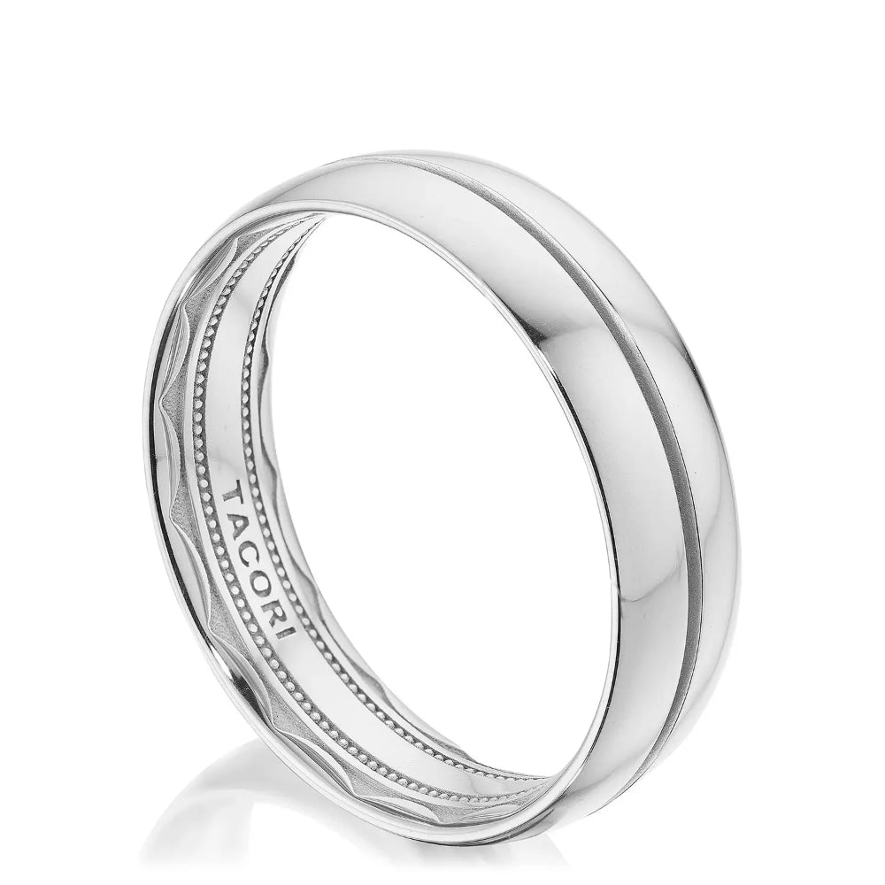 Tacori  18k Classic Streamline High Polish Men's Wedding Band