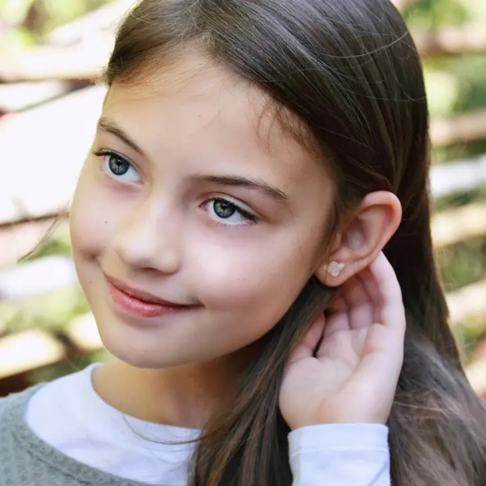 Children's Sterling Silver Buzz Bee Stud Earrings