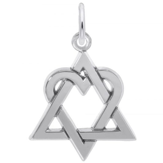 Sterling Silver Adoption Symbol Charm