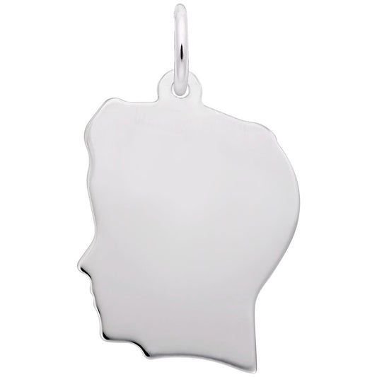 Boy Silhouette Charm