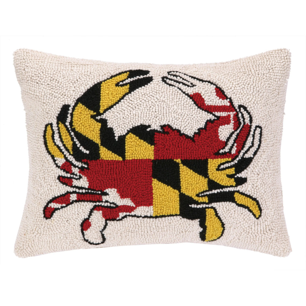 Maryland Flag Crab Pillow