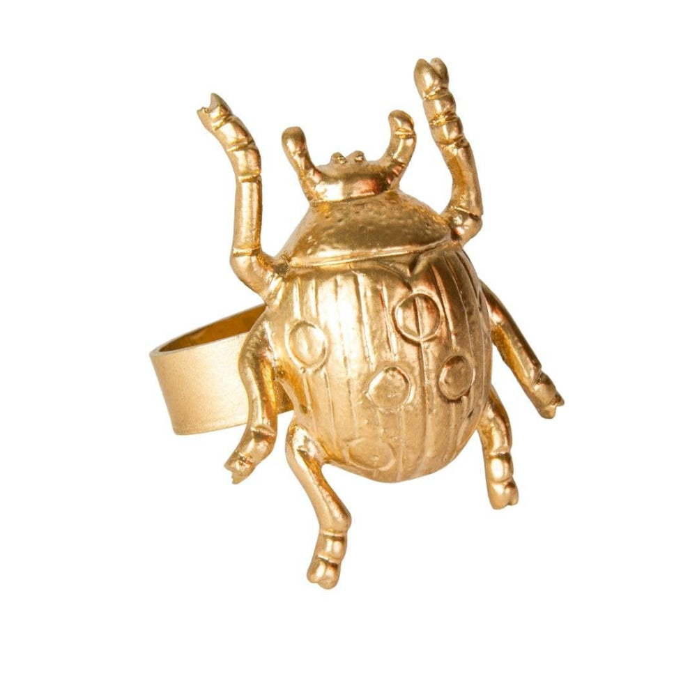 Arabella Beetle Napkin Ring - Set of Four