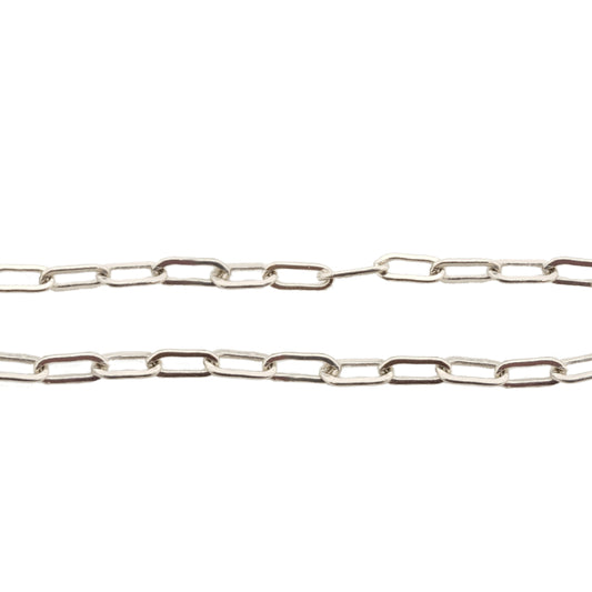 Smyth Jewelers Linked 2.5mm Paperclip Chain Welded Bracelet