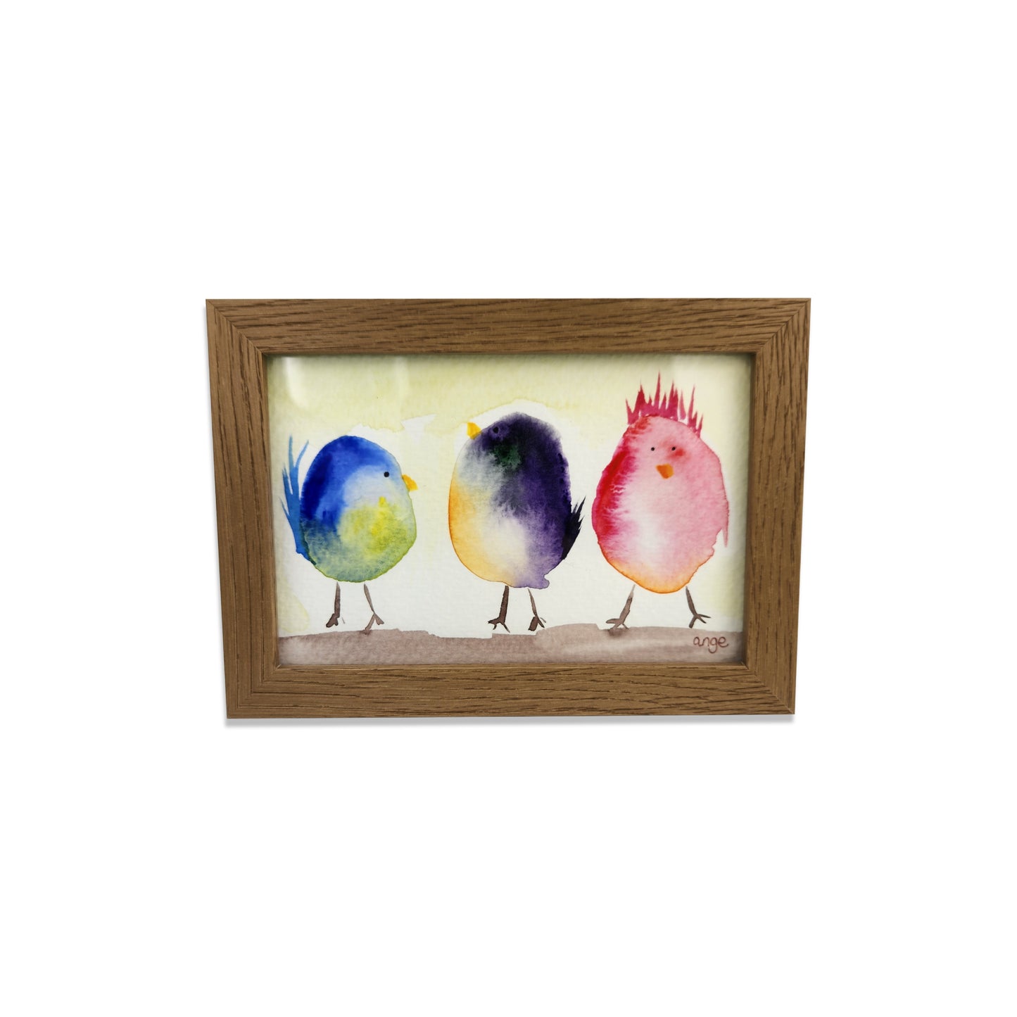 Angelica Goodwin Artwork for Animals Original Watercolor Painting - Birds