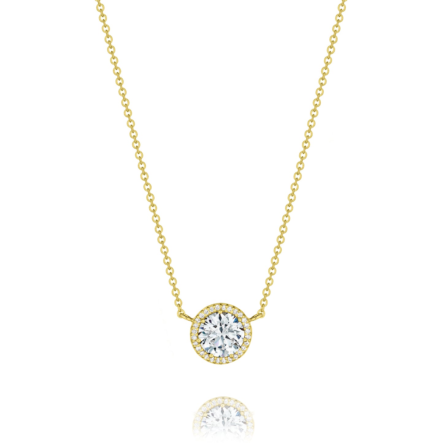 Tacori Bloom Diamond Necklace 14kt Yellow Gold