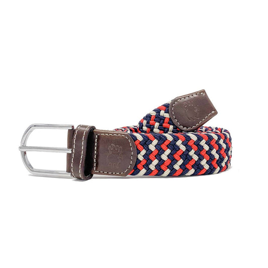 Roostas The Oxford Tri-Color Woven Stretch Belt