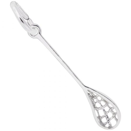 Sterling Silver Lacrosse Stick Charm