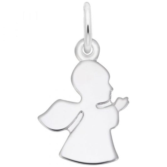 Sterling Silver Flat Angel Charm
