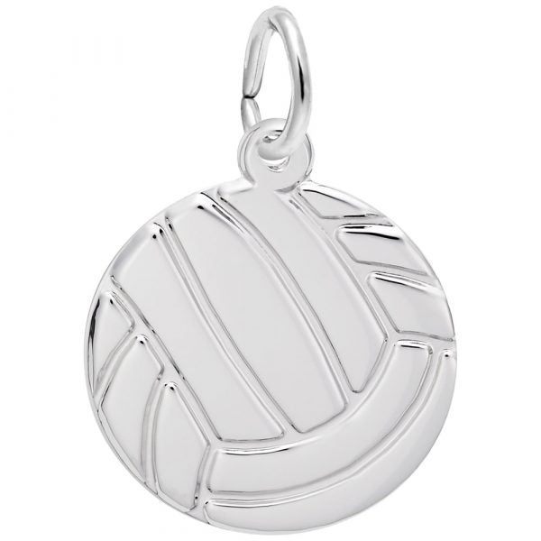 Sterling Silver VolleyBall Charm