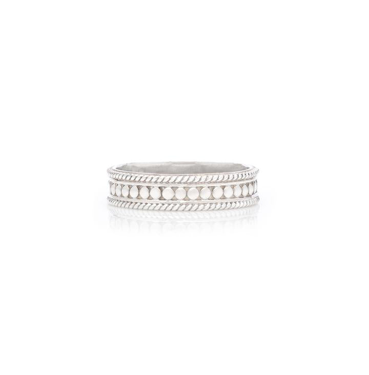 Anna Beck Classic Silver Stacking Ring