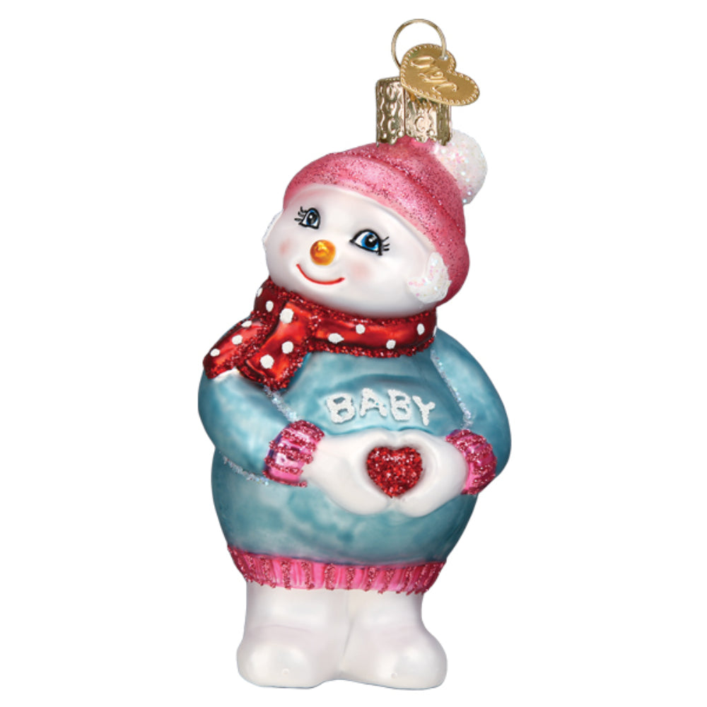 OWC Expectant Snowlady Ornament