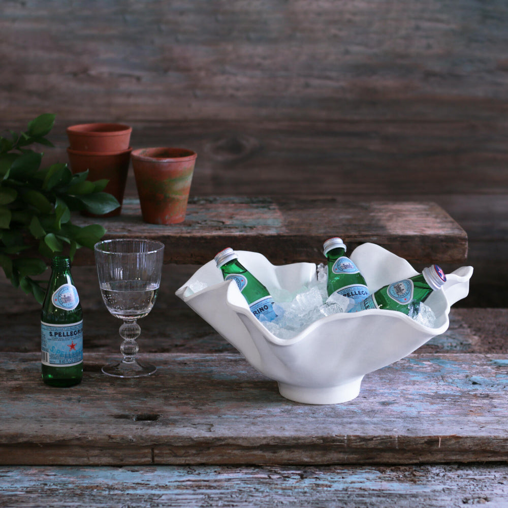 Beatriz Ball VIDA Bloom Wine Bucket- White