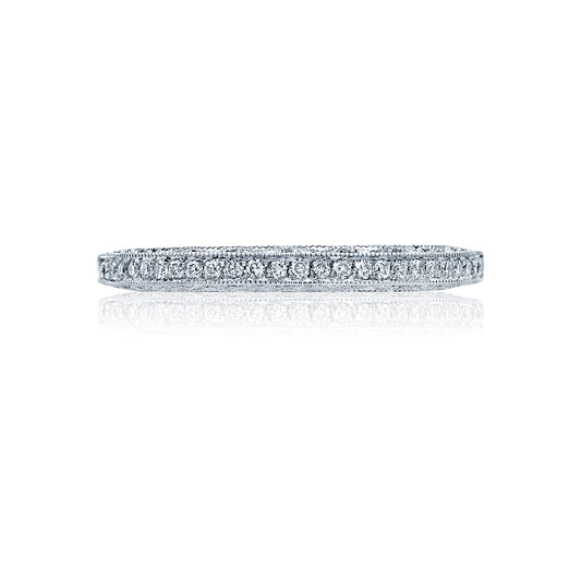 Tacori Classic Crescent Pave Diamond Wedding Band