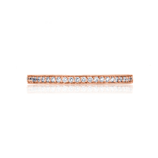 Tacori 18k Gold Sculpted Crescent Diamond Wedding Band