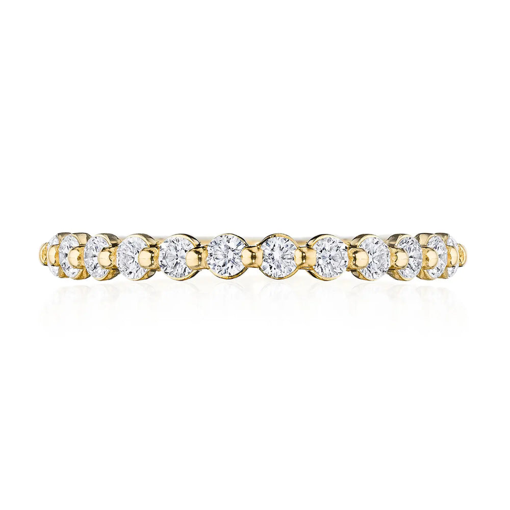 Tacori Sculpted Crescent Two-Prong Diamond Band