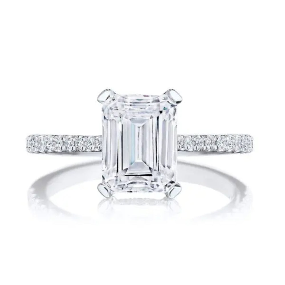 Tacori Simply Tacori Emerald Solitaire Engagement Ring