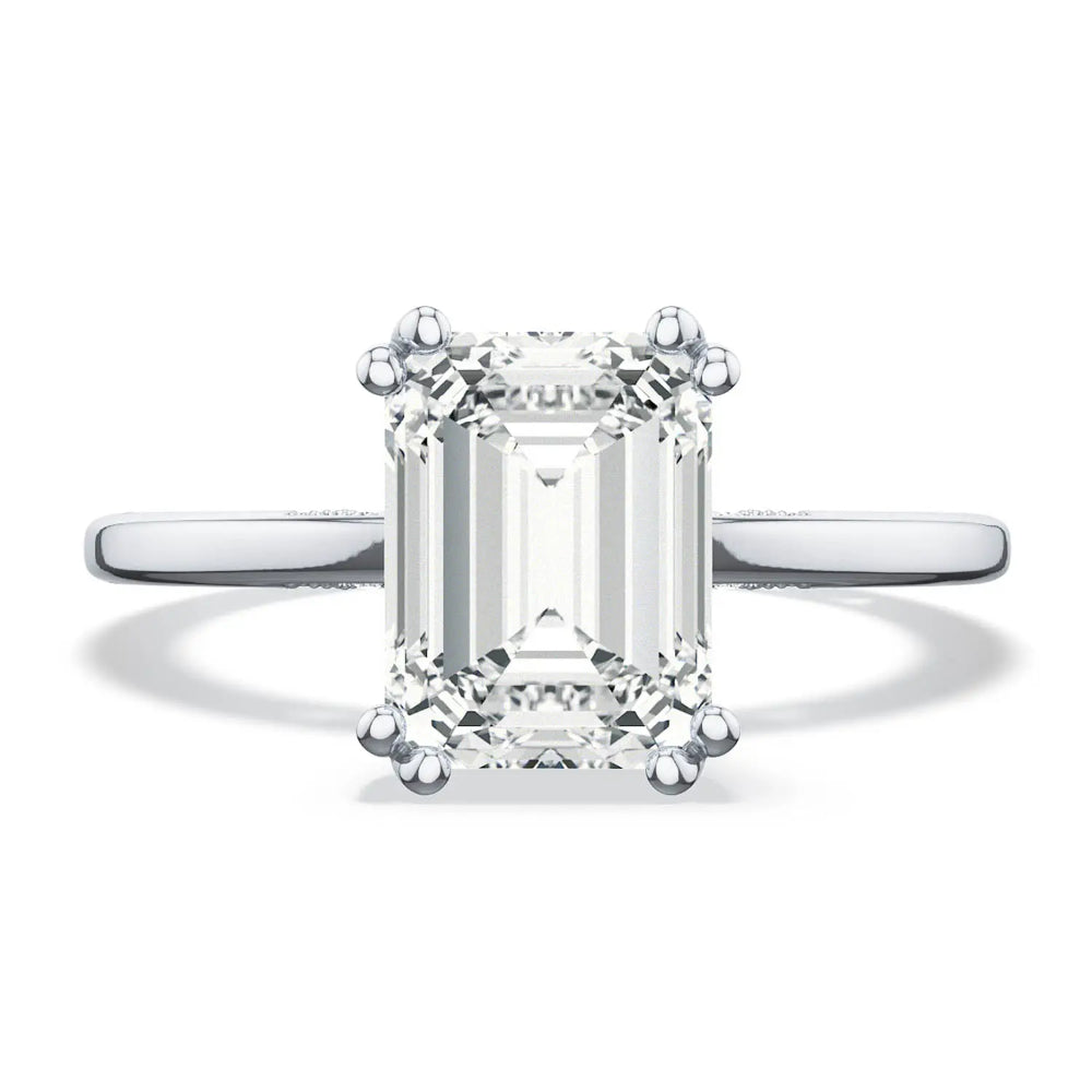 Tacori Simply Tacori Emerald Solitaire Engagement Ring