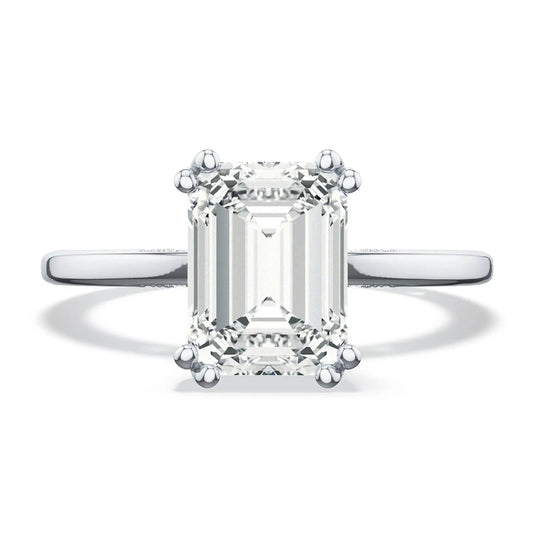 Tacori Simply Tacori Emerald Solitaire Engagement Ring