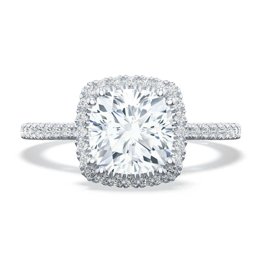 Tacori Simply Tacori 18k Cushion Bloom Engagement Ring
