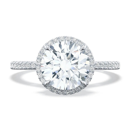 Tacori Simply Tacori Platinum 6.5mm Round Bloom Engagement Ring