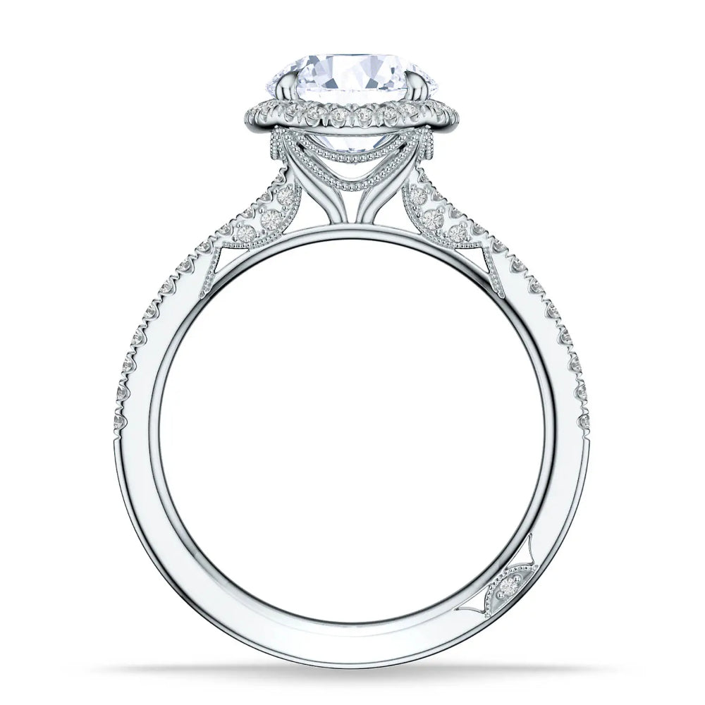 Tacori Simply Tacori Platinum 7.5mm Round Bloom Engagement Ring