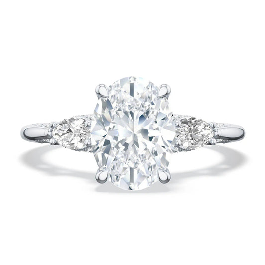 Tacori Simply Tacori Oval 3 Stone Engagement Ring