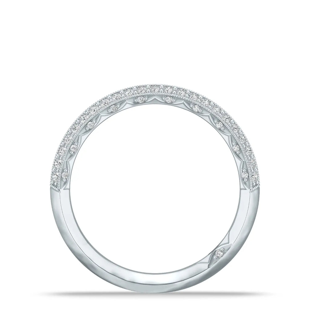 Tacori Sculpted Crescent Knife Edge Wedding Band