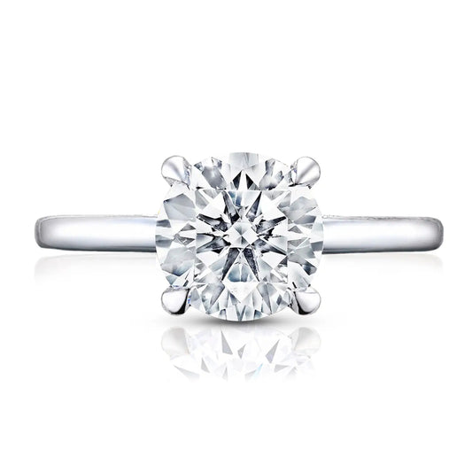 Tacori Simply Tacori Platinum Round Solitaire Engagement Ring