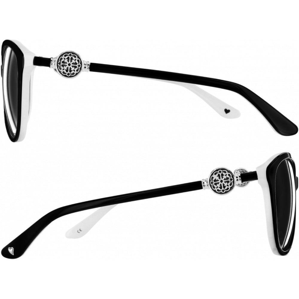 Brighton Ferrara Sunglasses- Black & White