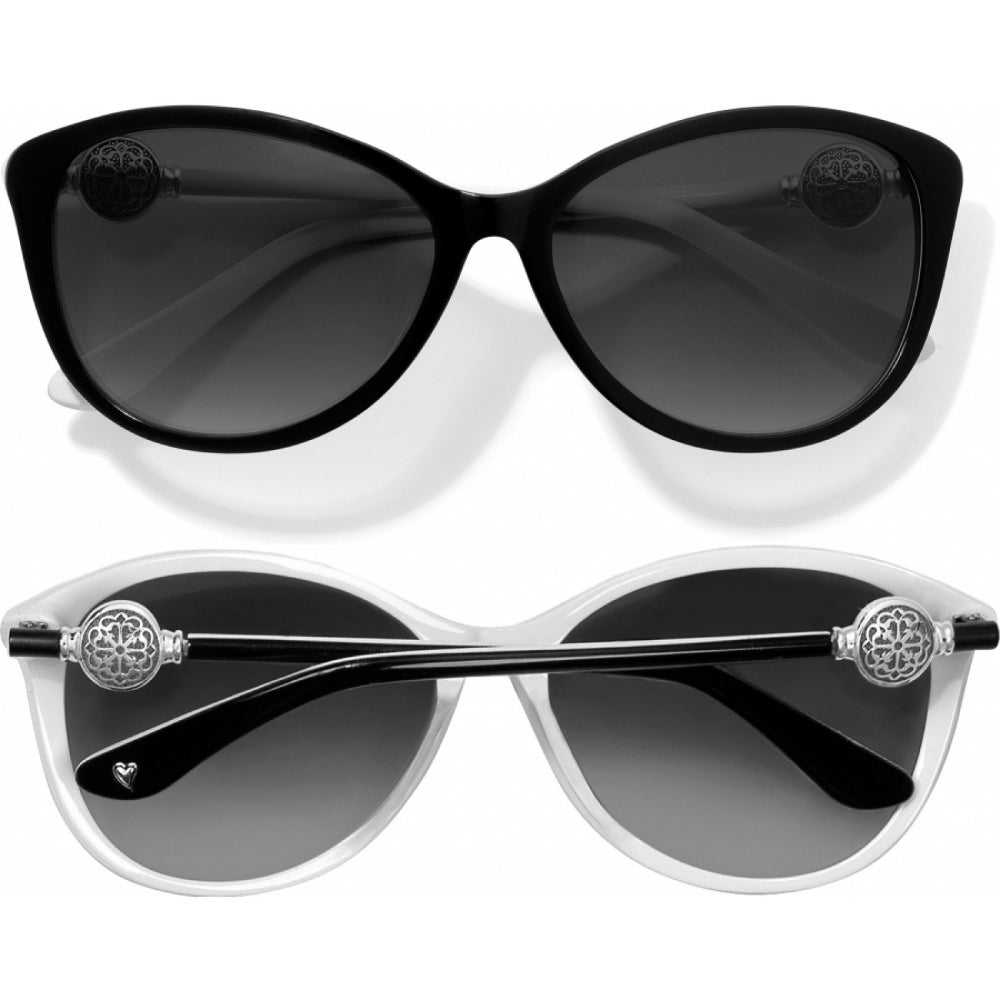 Brighton Ferrara Sunglasses- Black & White