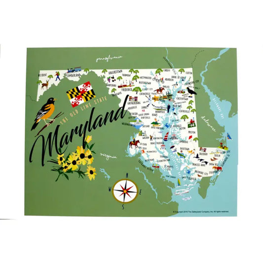 Galleyware Maryland Decal