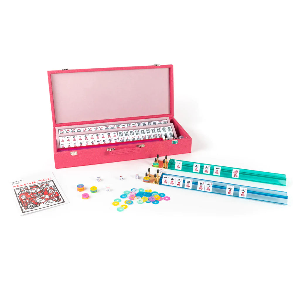 Pink Mahjong Set