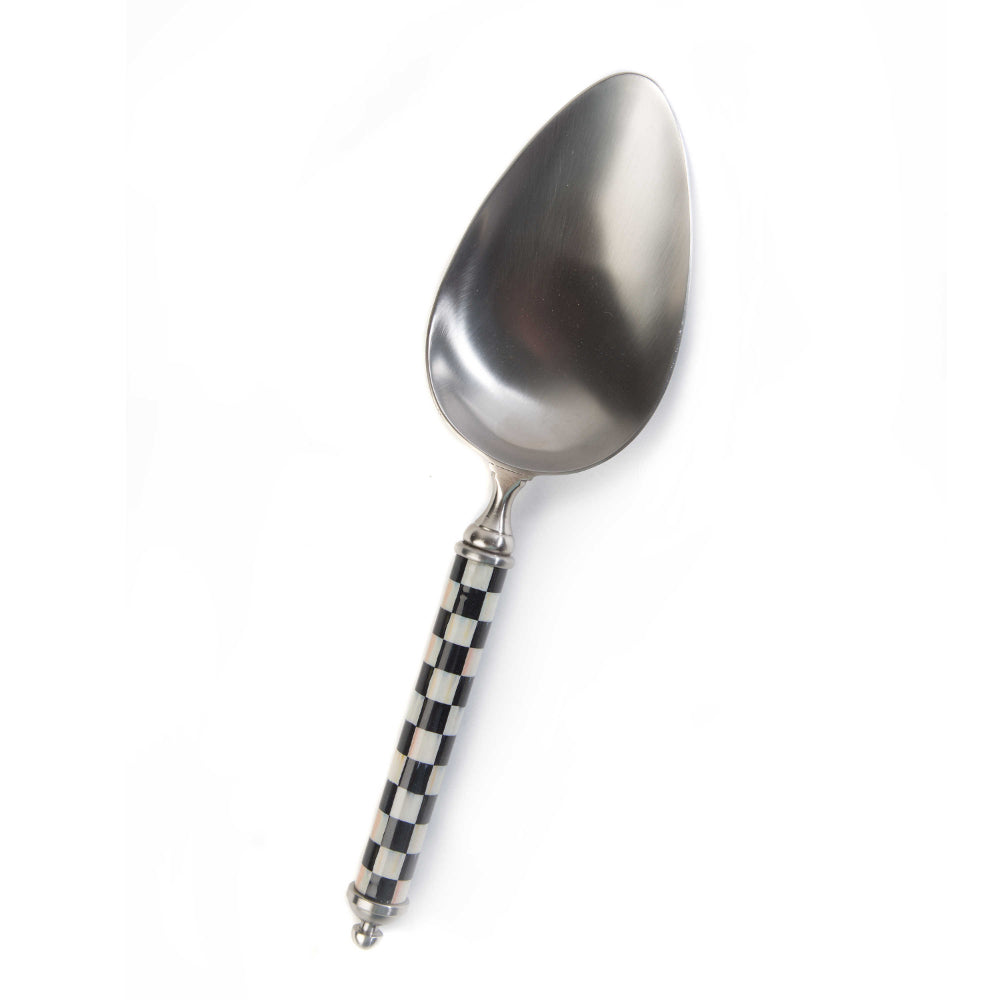 MacKenzie-Childs 3260 Ice Scoop - Courtly Check