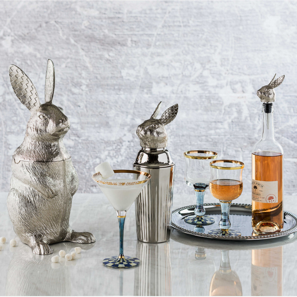 MacKenzie-Childs Rabbit Wine Cooler