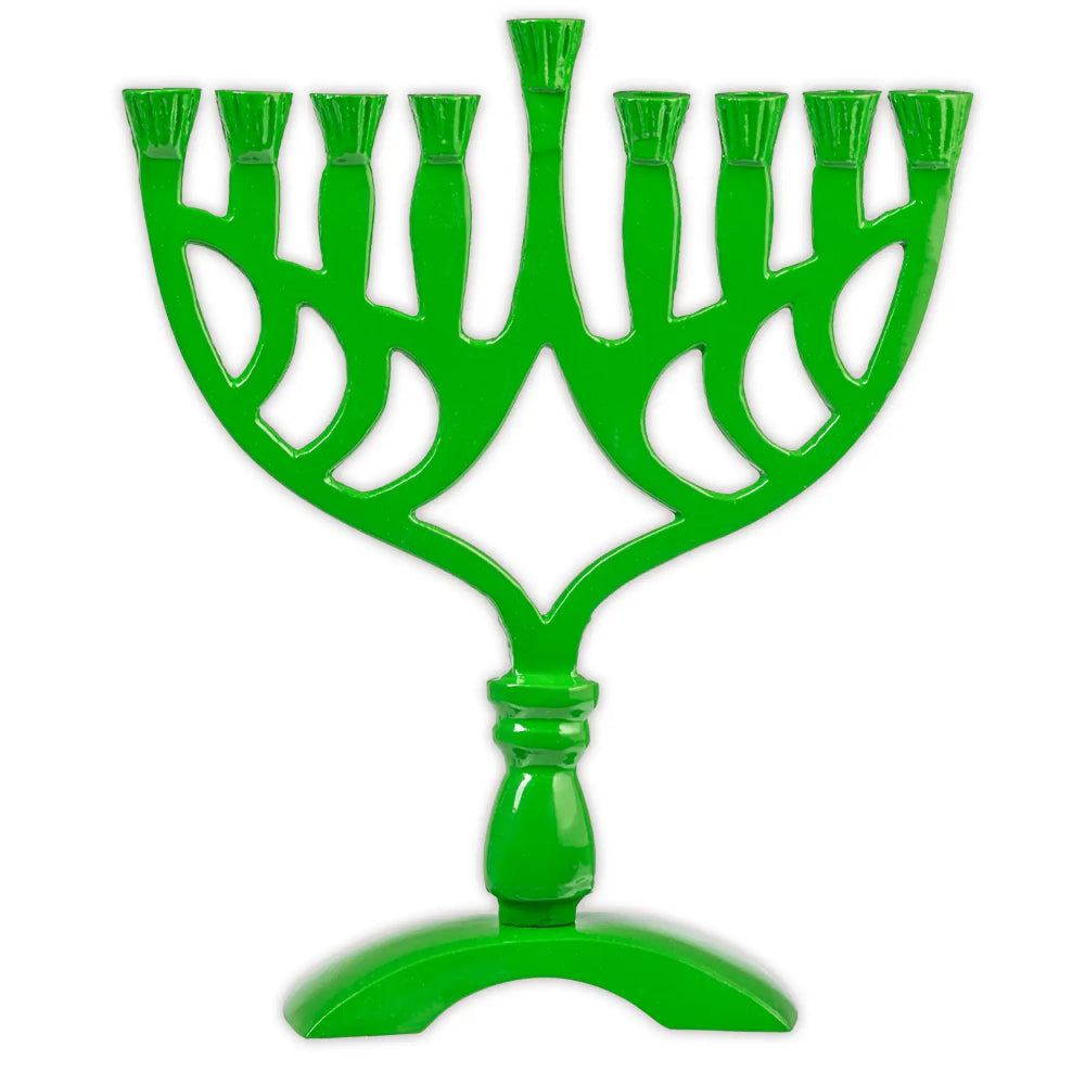 Ner Mitzvah 7.5" Geometric Hannukah Candle Menorah