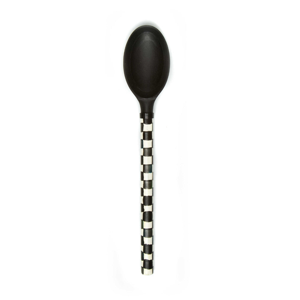 MacKenzie-Childs Courtly Check Spoon - Black