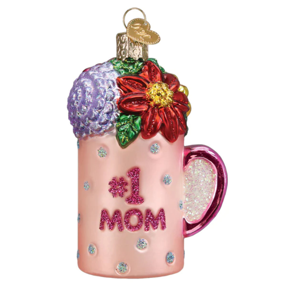 Old World Christmas Best Mom Mug Ornament