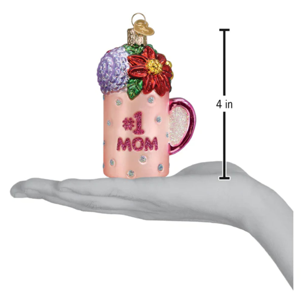 Old World Christmas Best Mom Mug Ornament