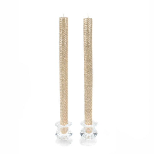 MacKenzie-Childs Shimmer Dinner Candles - Set of 2