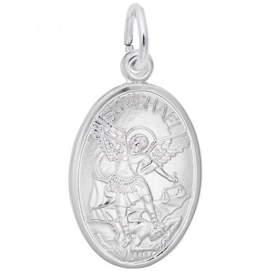 Sterling Silver St. Michael Charm